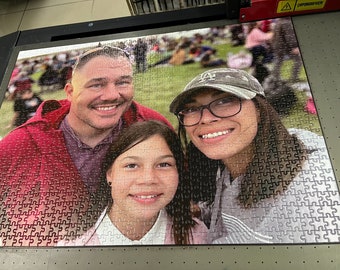 Puzzle photo personnalisé - Puzzle photo personnalisé 1000 pièces - Puzzle personnalisé à partir de votre image - Cadeau pour maman