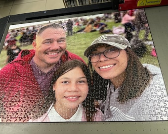 Personalized Photo Puzzle - Custom photo puzzle 1000 pieces - Custom Jigsaw Puzzle  from your own picture-  Gift for Mom