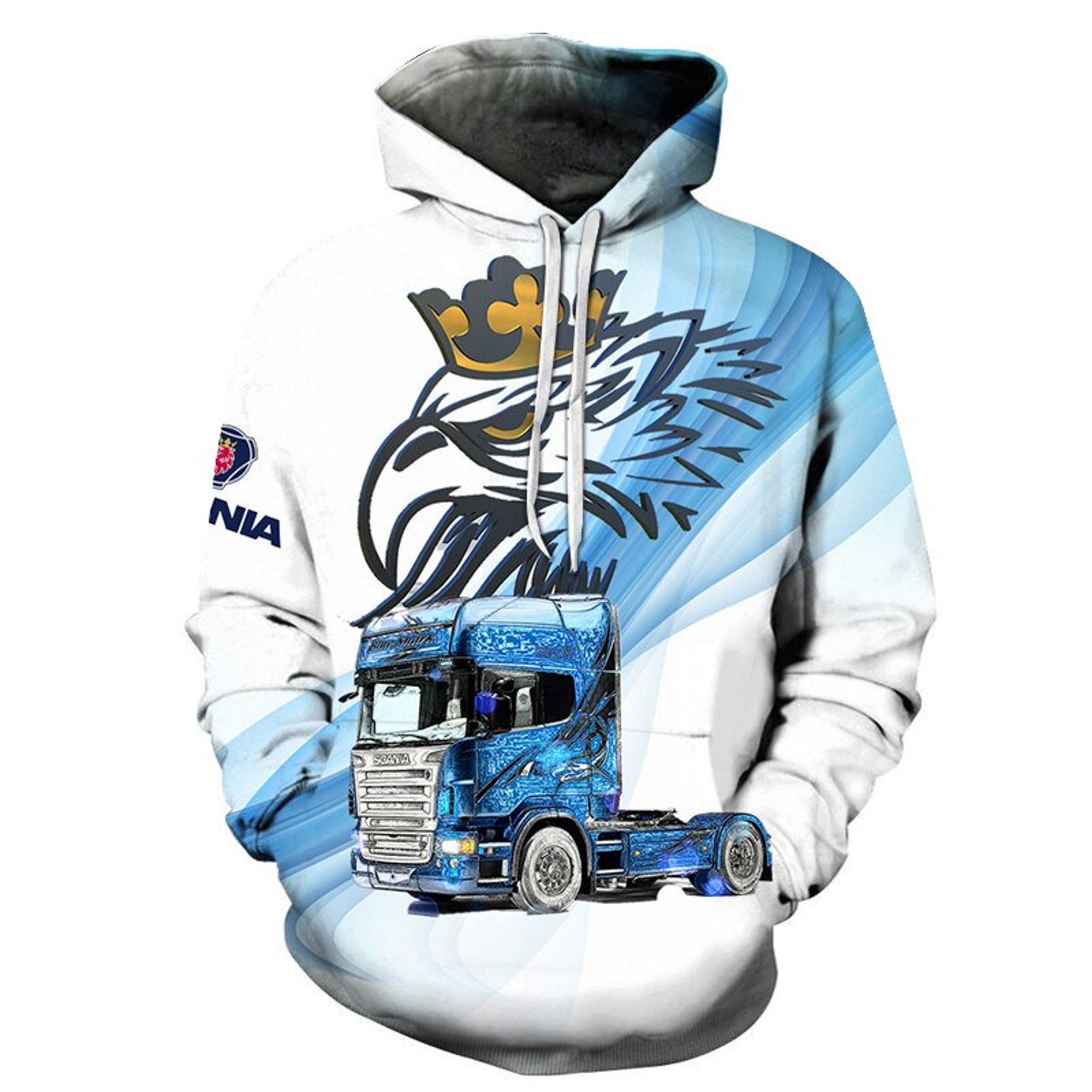 Discover Truck 3D Hoodie