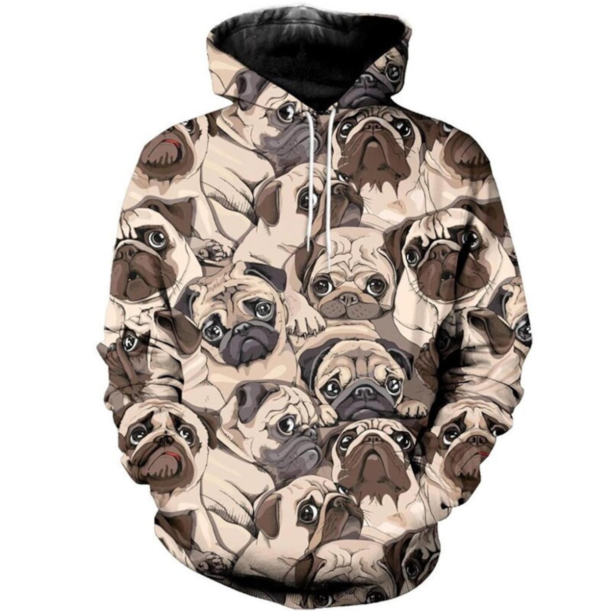 Discover Pug 3D Hoodie