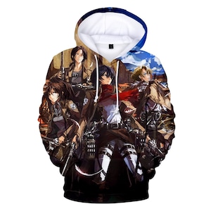 Attack hoodie new cloth winter thick hooded Hoodie 3d printed new hoodie