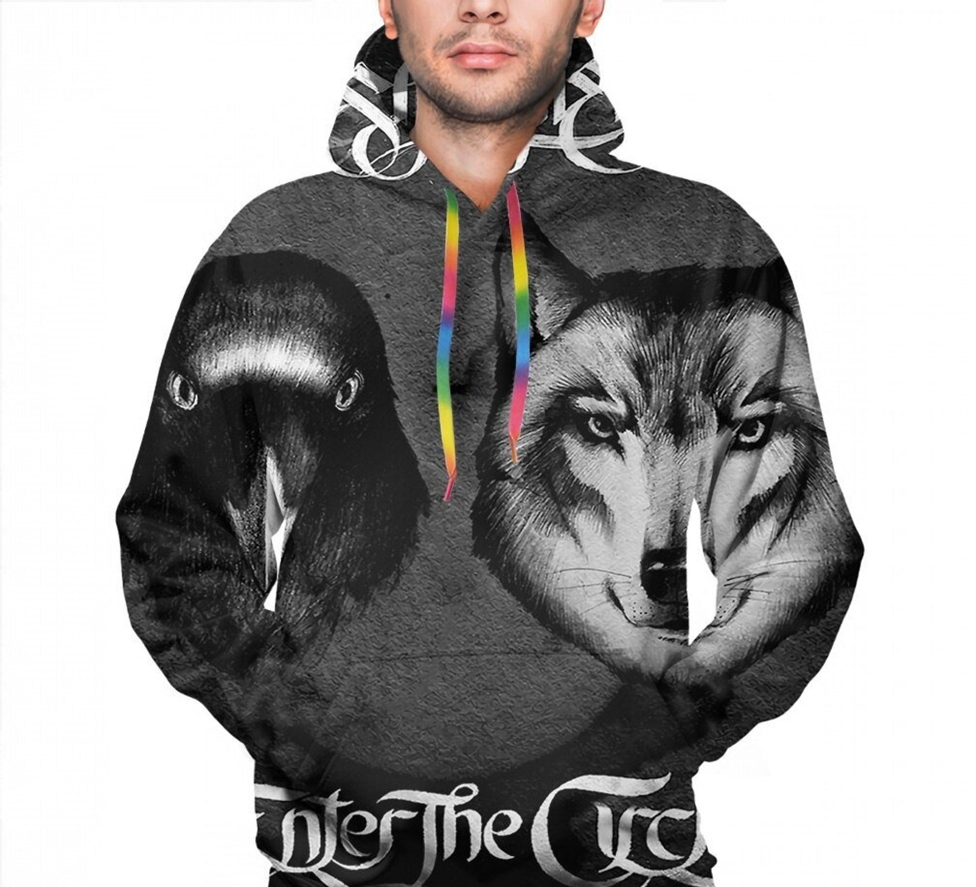 Discover Shahmen crow wolf 3D Hoodie