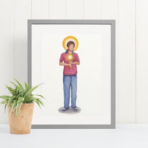 DIGITALER DOWNLOAD, Gesegneter Carlo Acutis, katholischer Heiliger, katholische Kunst, katholisches Geschenk, Heilige Kommunion Geschenk, katholisches Geschenk