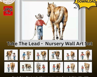 Take The Lead - Boys- Nursery Wall Art Set