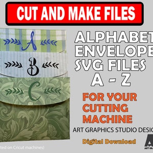 Alphabet Envelope SVG files