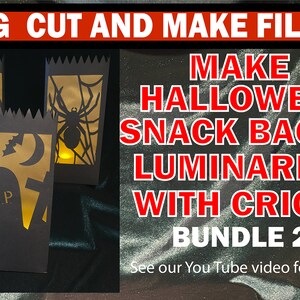 Cut and Make Halloween Decoration/Luminaries SVG Files Bundle 2