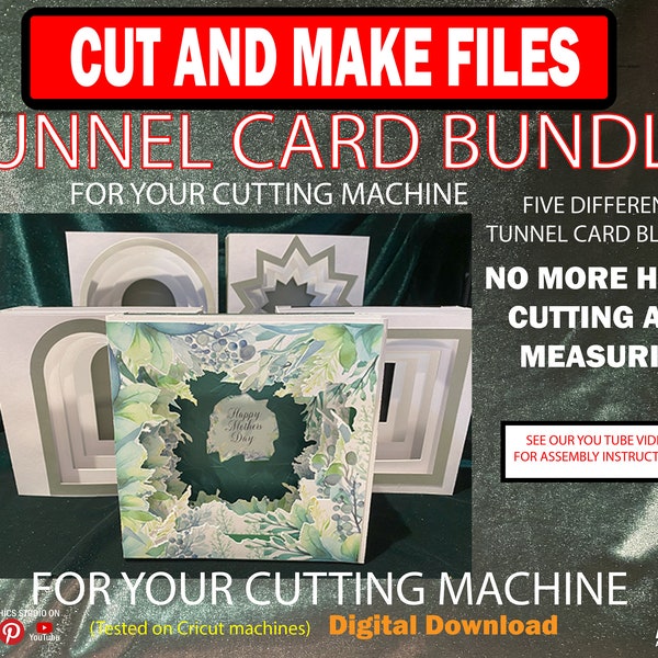 Tunnel Card Bundle from Art Graphics Studio