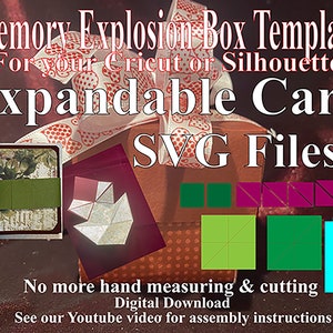 CARTA ESPANDIBILE da utilizzare con la AGS Explosion Memory Box, bellissimo regalo da realizzare e regalare ad amici e persone care.