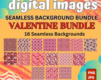 Valentine Seamless Background Bundle