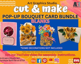 Paquete en blanco de ramo emergente