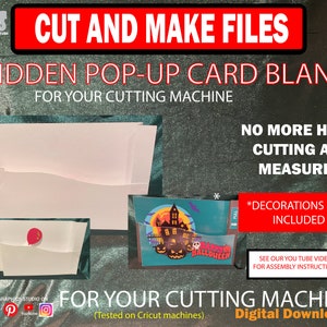 Hidden Pop-up Card by Art Graphics Studio Digital Download