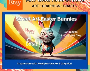 ART - Street Graphics Easter Bunnies