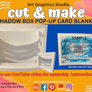 Shadow Box Pop-Up Card Blank