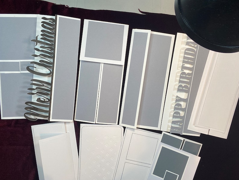 Slimline Card Blank Bundle Etsy