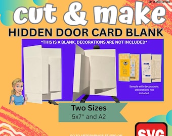 Hidden Door Card Blanks SVG Files Cut And Make Project
