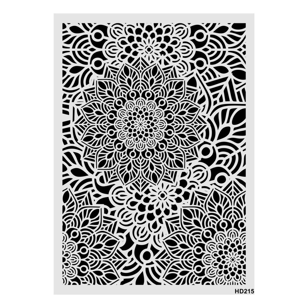 Wall Stencil Floral Wall Stencil for Painting Stencil for Etsy