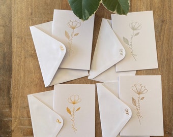 Ik hou van je bloemenkaart