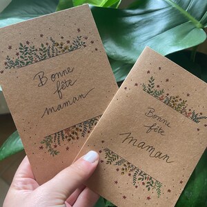 Carte bonne fête maman