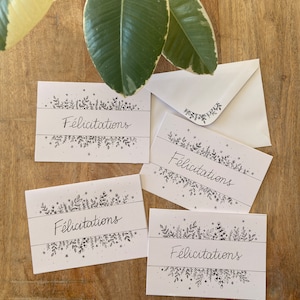 Carte de félicitations
