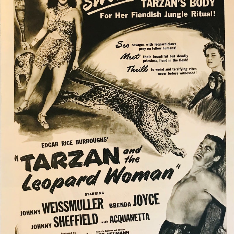 Tarzan Poster Etsy