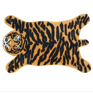 Quirky Tiger Bath Mat Bathroom Rug 50cmx80cm Cotton - Etsy