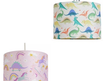 Nursery Dinosaur Theme Lampshade H18cm Dia25cm