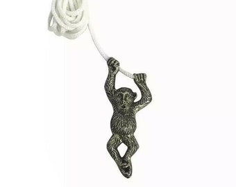 Bathroom Toilet Hanging Monkey Light Pull Cord, Modern, & Traditional