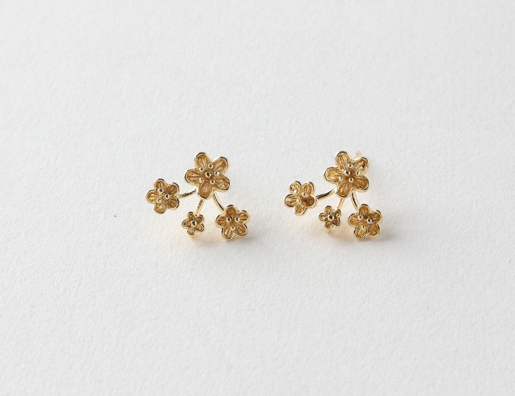 2/6 Piece Flower Charm Earrings, Earring Findings For Jewelry
