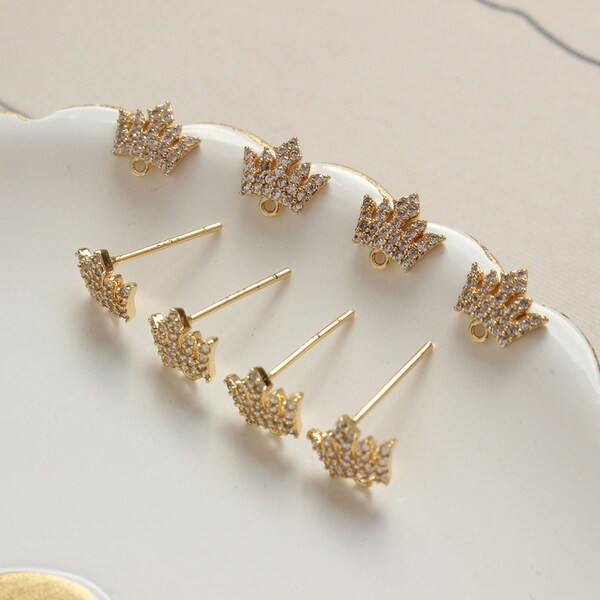 Crown Earrings - Etsy