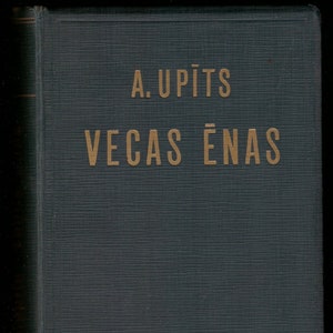 1934 Vecas ēnas, Andrejs Upīts / Vintage Latvian author book