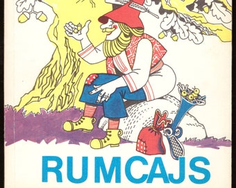 1986 Rumcajs, Vāclavs Čtvrteks / Vintage illustriertes Kinderbuch in lettischer Sprache