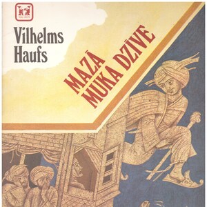 1987 Mazā muka dzīve, Vilhelms Haufs / Vintage geïllustreerd kinderboek in de Letse taal