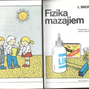 Fizika mazajiem, vintage latvian children's book Physics for a little ones image 3