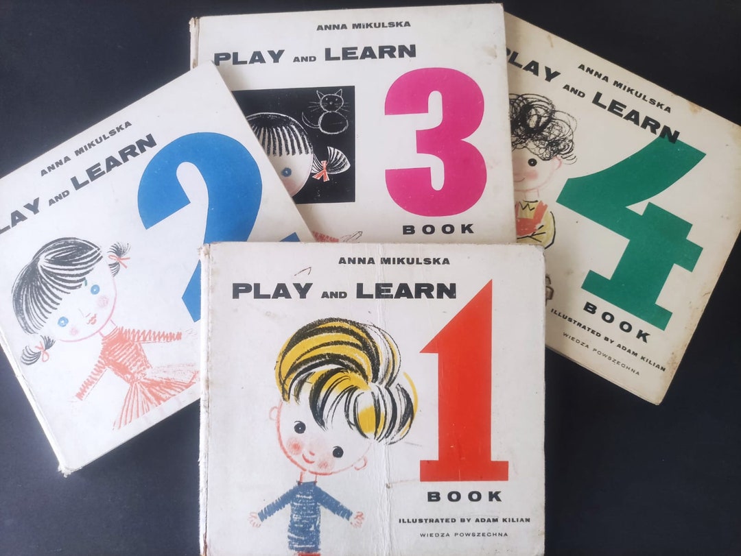 Play and Learn: English for Children Vintage Book Set by Anna - Etsy