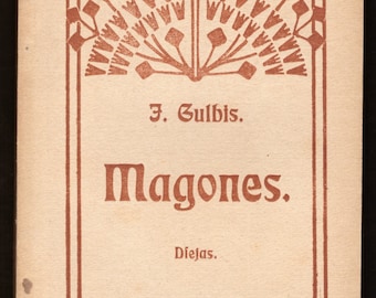 1912 Magones, J. Gulbis / Vintage Latvian poetry book