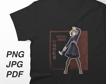 Vector anime Kugisaki Nobara PNG / PDF / JPG