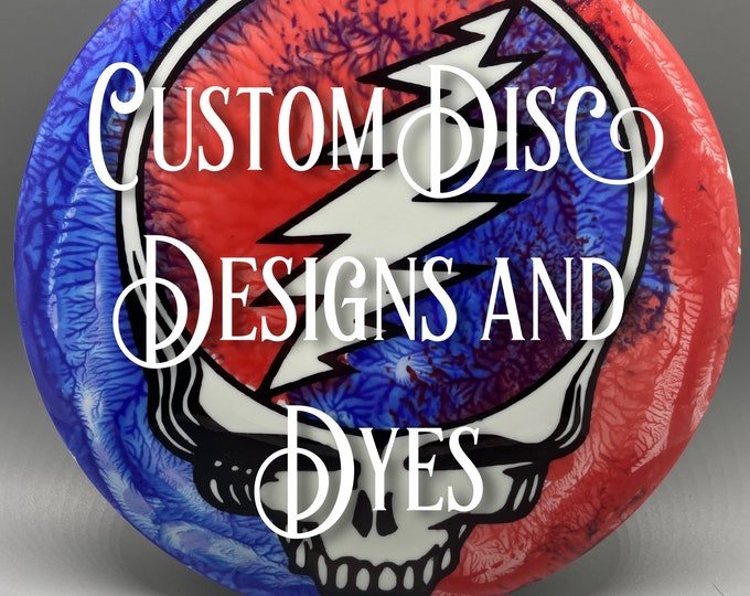 Custom Disc Golf Dyes and Designs Etsy
