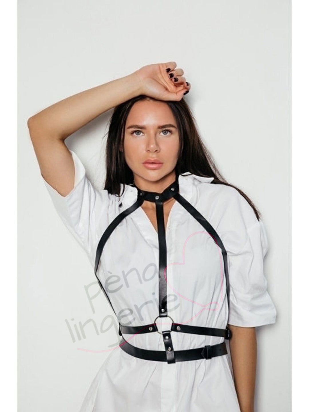 Fashion Chest Harness Outfit, Red Black Purple Pink Adjust Stylish