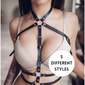 5 Styles Chest Harness Belt for Women, Top Harness Belt, Goth Stylish Waist Belt, Waist Harness Woman