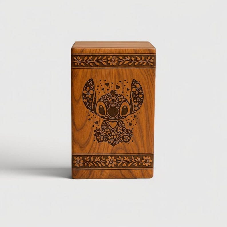 "The Tree of Life Memorial Urn: A beautiful and symbolic tribute, handcrafted from rich Sheesham wood to honor a life's journey."