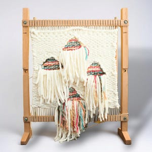 Handcrafted Wooden Weaving Loom Kit: Beginner DIY Tapestry Weave