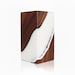 Ocean Waves Resin Rosewood Urn Box: Elegant Memorial Keepsake - Etsy
