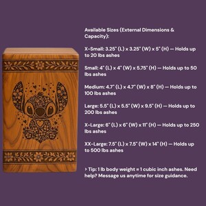 A Personal Homage. Customize this beautiful urn with a name and dates to create a truly unique and personal memorial."