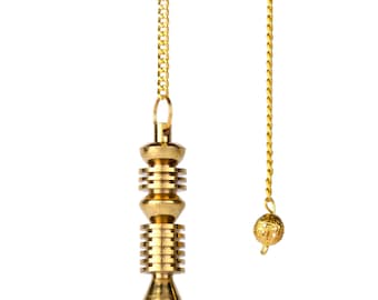 Gold Plated Egyptian Isis Pendulum – Dowsing Divination Tool
