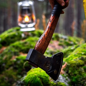 Megaton Feniks 36 cm Bushcraft Axe, Forest Axe, Middle Carving ,Hiking Hatchet, Camping Axe, Gifts For Him,Personalized Axe