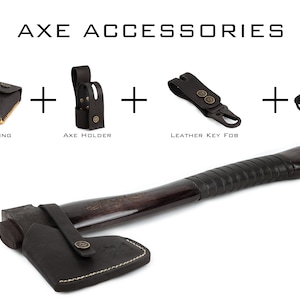 Personalized Axe, Megaton V AXE 41 cm Bushcraft Axe, Forest Axe, Middle Carving ,Hiking Hatchet, Camping Axe,