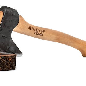 Hand Forged Bushcraft Axe: 5160 Carbon Steel Camping Hatchet PRICE PERFORMANCE