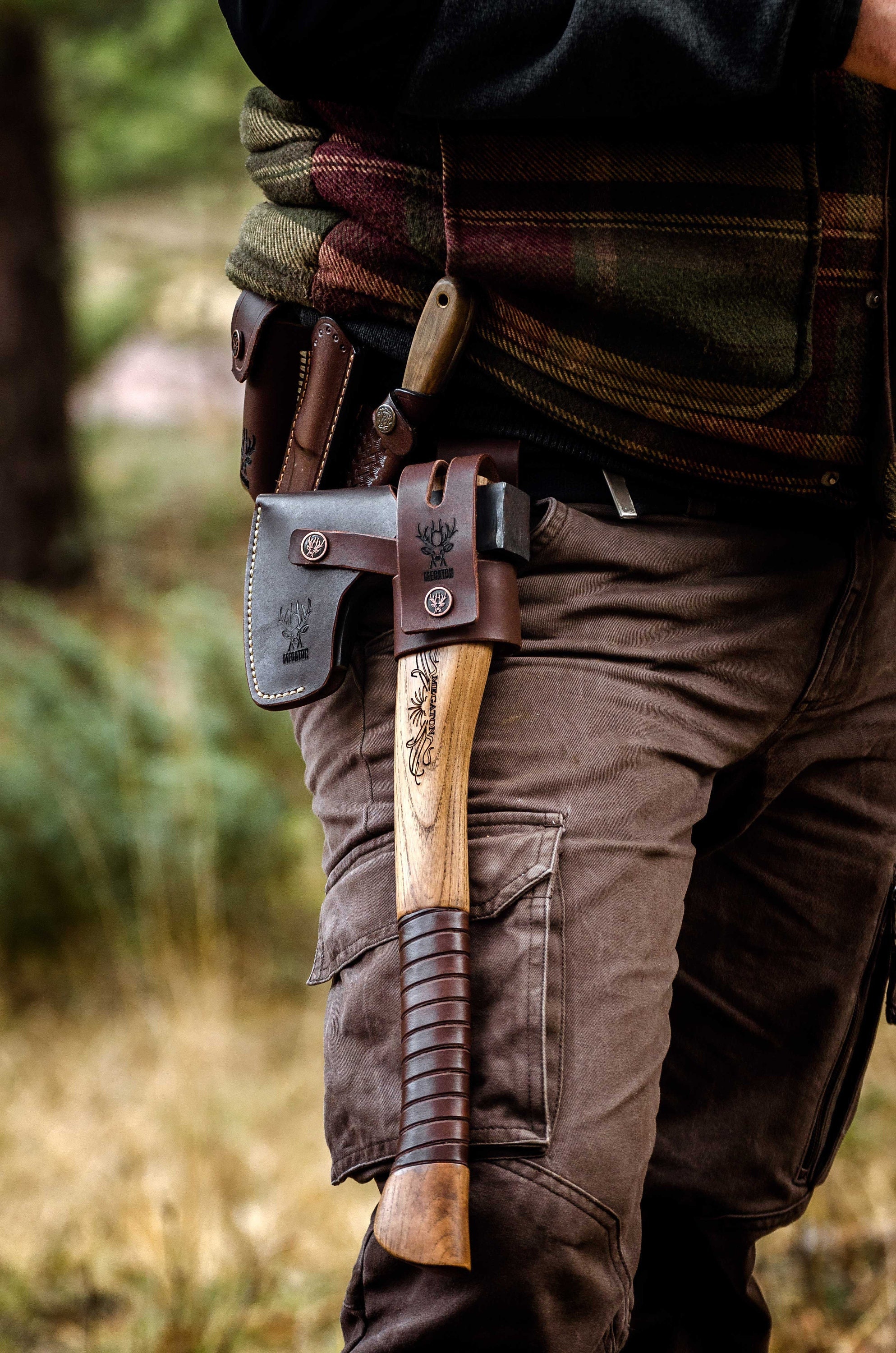 Bushcraft Axe Holder Axe Belt Holster Megaton Axe Holster Etsy