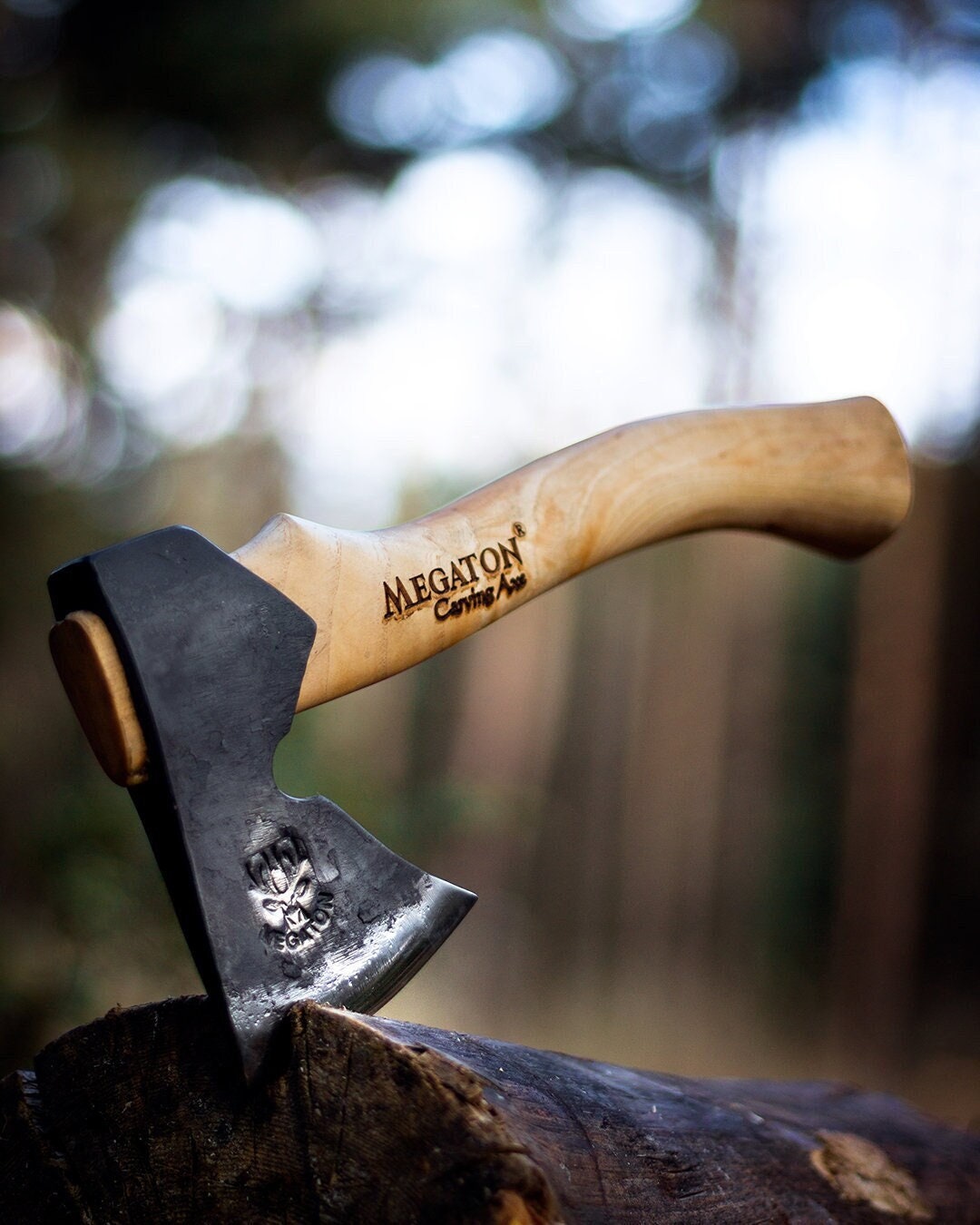 Megaton Mini Carving Axe,carpenters Axe, Mini Bushcraft Axe