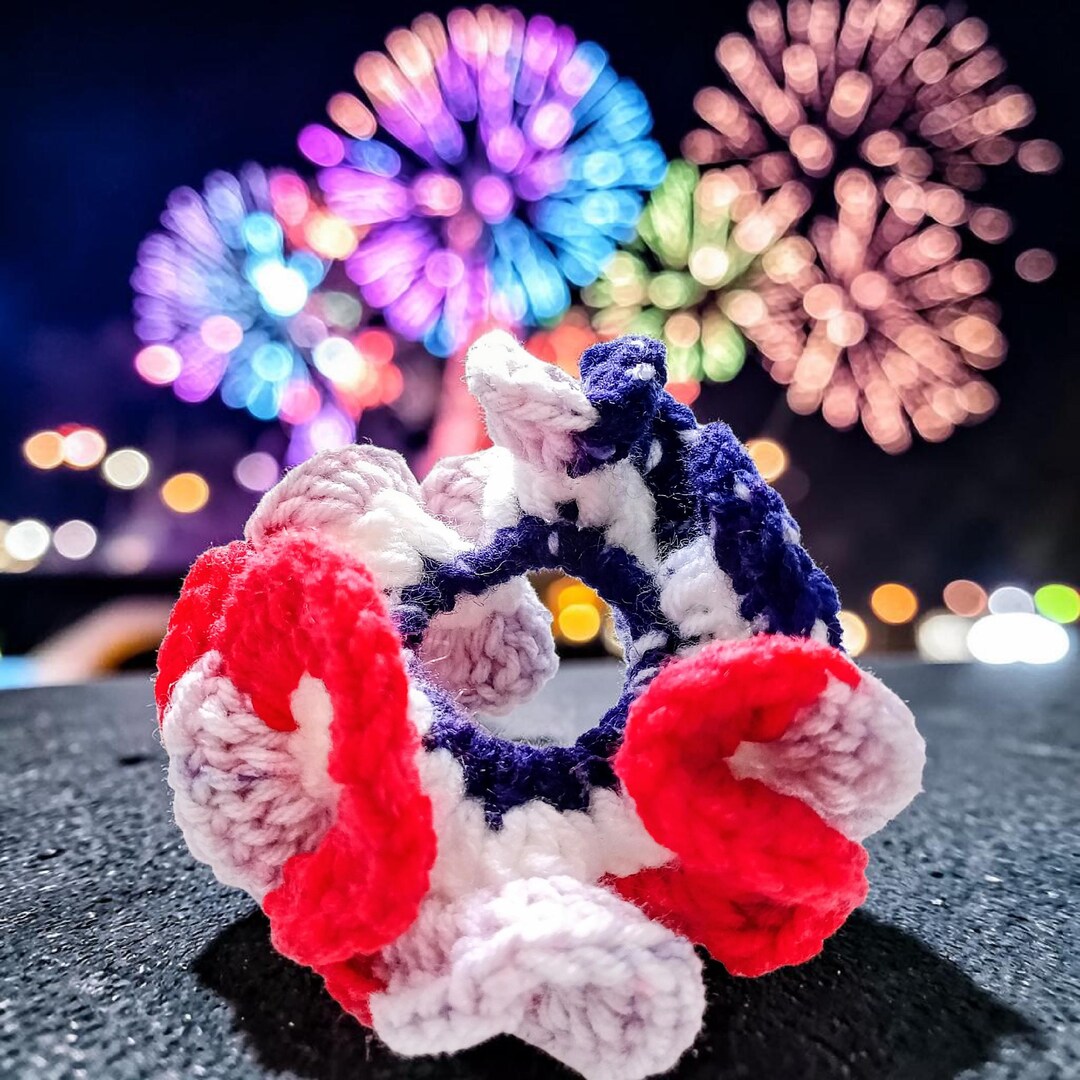 Building With Ruffles Custom Crochet Flower Scrunchie | Build Your Own Multi Pack Hair Ties ...
